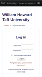 Mobile Screenshot of online.taft.edu